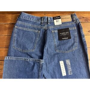 NorthCrest Jeans Women's 14 (Fits 32x32) Blue Denim Flare‎ American Country NEW